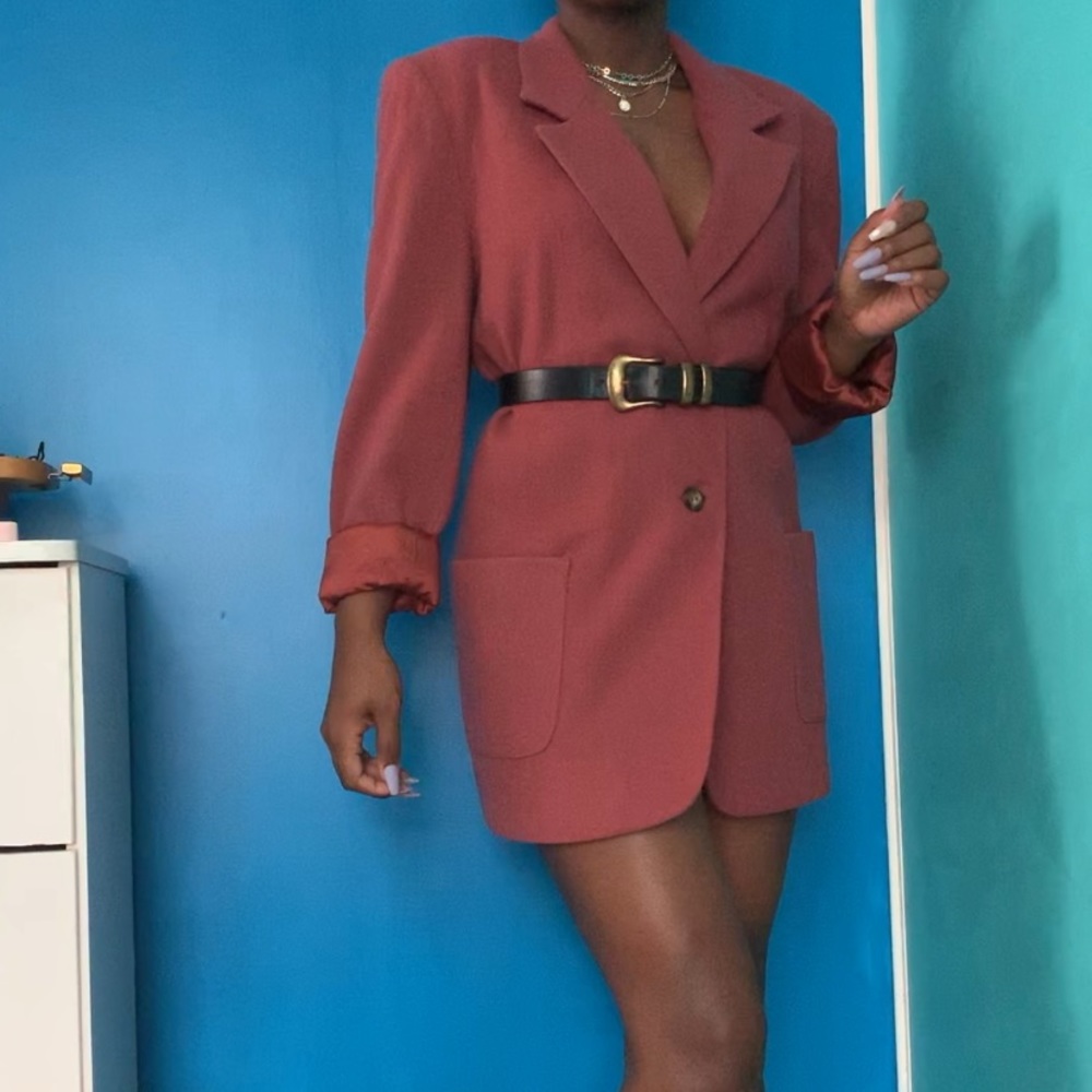 Mauve pink blazer
